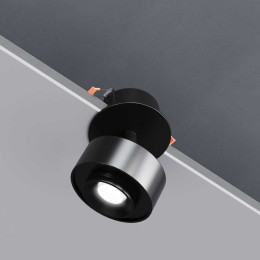 Встраиваемый светодиодный светильник Elektrostandard Only 25089/LED 6W 4000K черный a064253