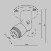 
                    Аксессуар Maytoni Technical C027CS-B        
    