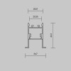 
                    Алюминиевый профиль встраиваемый скрытого монтажа Maytoni Led Strip ALM-3542-B-2M 632015        
    