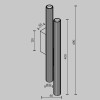 
                    Бра Maytoni Technical Calipso C082WL-24W2.7K-BS        
    