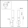 
                    Бра Odeon Light Midcent Lolla 6625/1W        
    