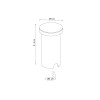 
                    Ландшафтный светодиодный светильник Arte Lamp Piazza A3601IN-1BK        
    