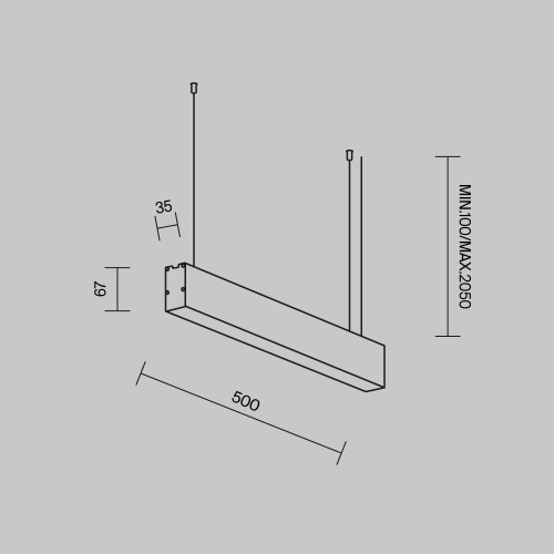 
                    Линейный светильник Maytoni Technical LL312034        
    