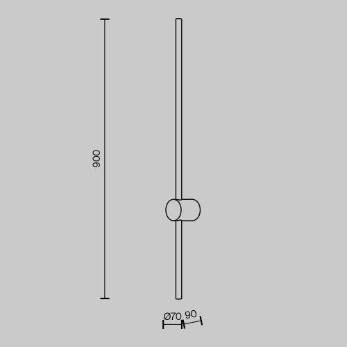 
                    Настенный светодиодный светильник Maytoni Light Stick MOD237WL-L11B3K        
    