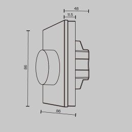 Панель управления Maytoni Lighting control 711024