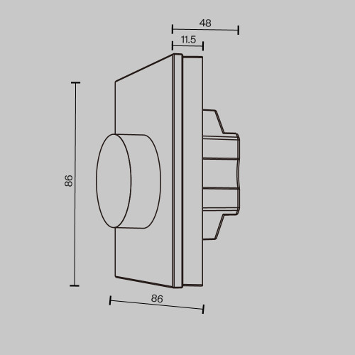 
                    Панель управления Maytoni Lighting control 711024        
    