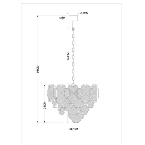 
                    Подвесная люстра Arte Lamp Mallika A4077LM-6GO        
    