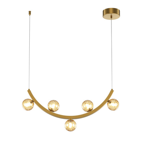
                    Подвесная светодиодная люстра Maytoni Ambre MOD331PL-L12BS3K        
    