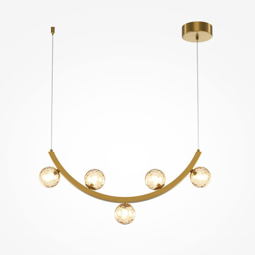 
                    Подвесная светодиодная люстра Maytoni Ambre MOD331PL-L12BS3K        
    