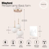 
                    Подвесной светильник Maytoni Basic form MOD321PL-03G1        
    