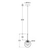 
                    Подвесной светильник Maytoni Basic form MOD521PL-01G1        
    