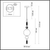 
                    Подвесной светильник Odeon Light Exclusive Modern Palle 5405/1A        
    