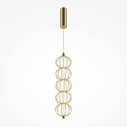 Подвесной светодиодный светильник Maytoni Golden Cage MOD216PL-L10G3K