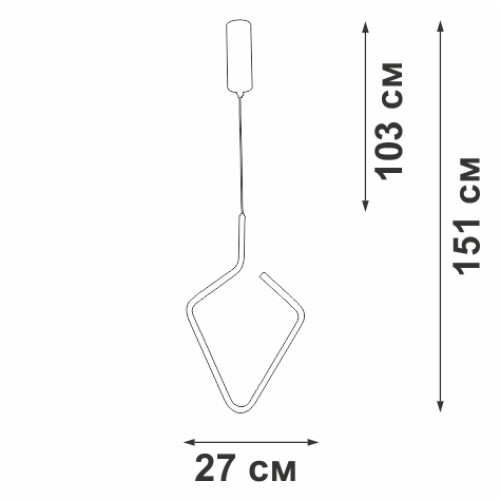 
                    Подвесной светодиодный светильник Vitaluce V4608-0/1S        
    