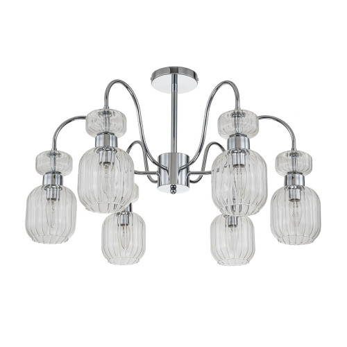 
                                            Потолочная люстра Escada Gloss 1141/6PL Chrome/Clear                    
                