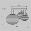 
                    Потолочная люстра Maytoni Reels MOD268CL-03G        
    