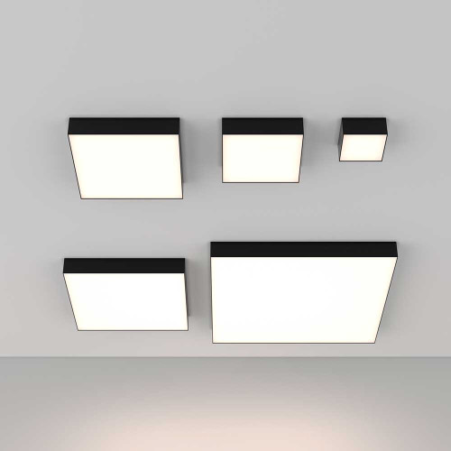 
                    Потолочный светодиодный светильник Maytoni Technical Zon C032CL-24W4K-SQ-B        
    