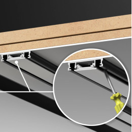 Шинопровод накладной (заглушки в комплекте) Novotech Shino Smal 1 м 135193
