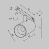 
                    Трековый светильник Maytoni Technical EXILITY X Focus Led TR243-12W4K-B        
    