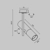 
                    Трековый светильник Maytoni Track TR005-1-GU10-B        
    