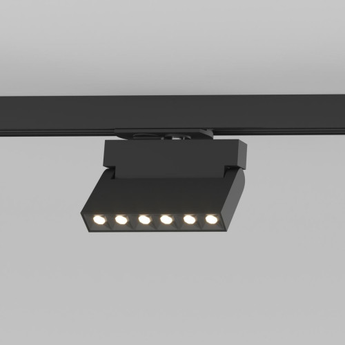 
                    Трековый светодиодный светильник Elektrostandard Garda 85017/01 черный a057439        
    