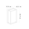
                    Уличный настенный светильник Arte Lamp Marfik A2322AL-1BK        
    