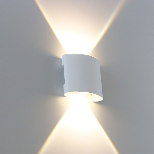 
                    Уличный настенный светодиодный светильник Arte Lamp Bosto A3122AL-2WH        
    