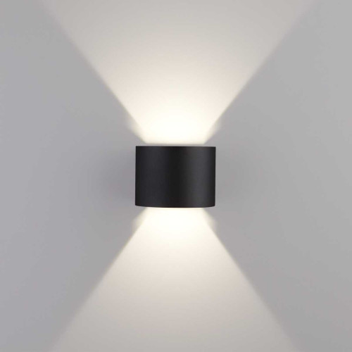 
                    Уличный настенный светодиодный светильник Elektrostandard 1518 Techno LED Blade черный a038828        
    