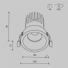 
                    Встраиваемый светильник Maytoni Technical DL117-15W-3K-B        
    