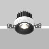 
                    Встраиваемый светодиодный светильник Maytoni Round DL058-12W4K-TRS-B        
    