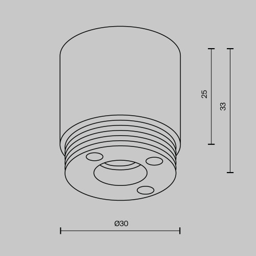
                    Аксессуар Maytoni Technical CA021EC-B        
    