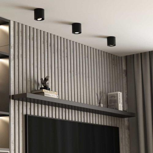 
                    Накладной светодиодный светильник Elektrostandard Orsa 25041/LED 10W 4200K чёрный a062935        
    