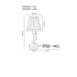 Настольная лампа Arte Lamp Marriot A5039TL-1CC