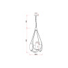 
                    Подвесная люстра Vele Luce Fiamma VL5812P04        
    