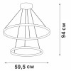 
                    Подвесная люстра Vitaluce V04600-13/2S        
    