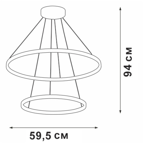 
                    Подвесная люстра Vitaluce V04600-13/2S        
    