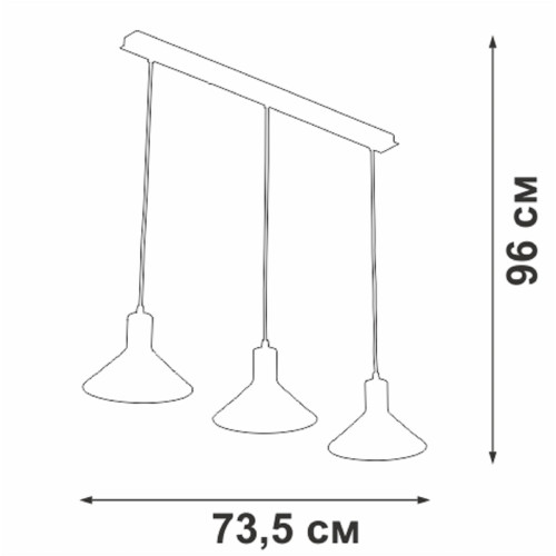 
                    Подвесная люстра Vitaluce V3788-1/3S        
    