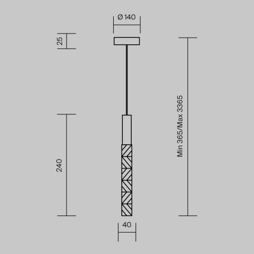 
                    Подвесной светильник Maytoni MOD328PL-L3CH3K        
    