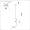 
                    Подвесной светильник Odeon Light SCROW 5058/5LB        
    