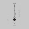
                    Подвесной светодиодный светильник Maytoni Collar P069PL-L16G3K        
    