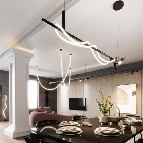 
                    Подвесной светодиодный светильник Odeon Light Hightech 4391/40L        
    