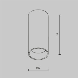 Потолочный светильник Maytoni Technical Ceiling FOCUS LED C056CL-L12W3K-W-PT