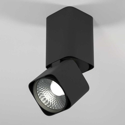 
                    Потолочный светодиодный светильник Elektrostandard Cubus 25043/LED 10W 4000K черный a063682        
    