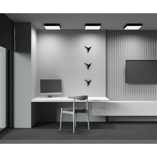 
                    Потолочный светодиодный светильник Maytoni Zon C032CL-45W3K-SQ-B        
    