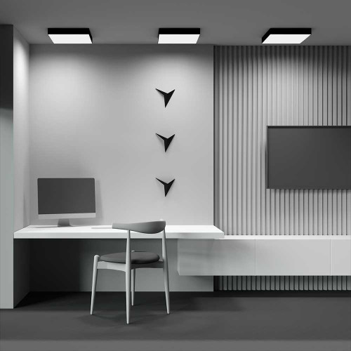 
                    Потолочный светодиодный светильник Maytoni Zon C032CL-45W3K-SQ-B        
    