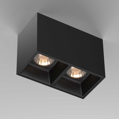 
                    Потолочный светодиодный светильник Maytoni Technical Alfa Led C065CL-02-L12W3K-B        
    