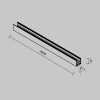 
                    Профиль для уличной трековой системы Maytoni Outdoor O-TR002OH-P-B2M        
    