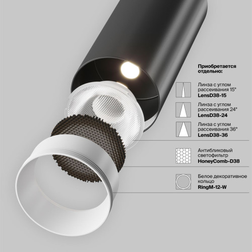 
                    Светодиодный спот Maytoni Technical Focus Led C055CL-L12B2.7K-W-B        
    