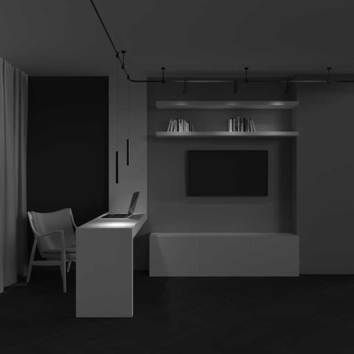 
                    Трековый светильник Maytoni Technical TR155-1-5W3K-B        
    