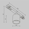 
                    Трековый светодиодный светильник Maytoni Technical Exility Alfa S TR132-2-7W3K-W        
    